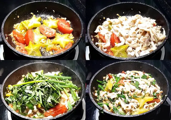 Cách Nấu Lòng Bò Xào Khế Chua Giòn, Đậm Đà Chuẩn Vị Gia Đình