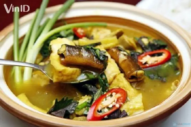 cách nấu lươn om chuối đậu