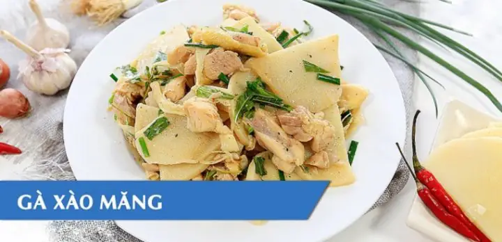 cách nấu măng với thịt gà cách nấu măng với thịt gà