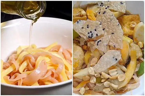 cách nấu mì quảng chay