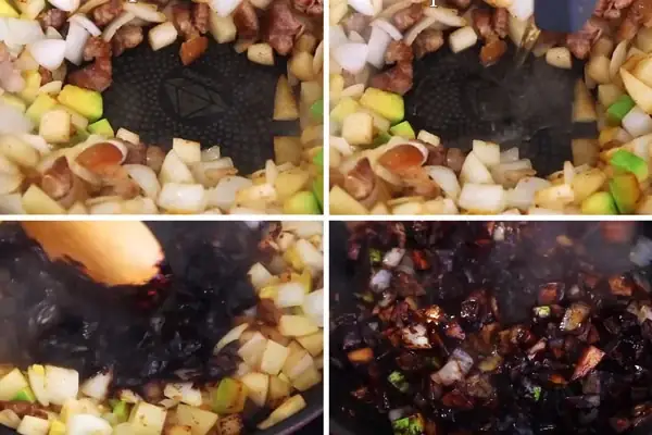 cách nấu mì tương đen