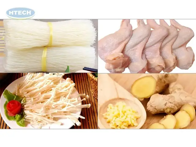 2.1. Chuẩn bị nguyên liệu nấu miến gà thơm ngon
