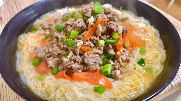 cách nấu miến thịt heo