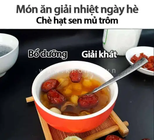 Cách Nấu Mủ Trôm Hạt Sen Thanh Mát Và Bổ Dưỡng Cho Gia Đình