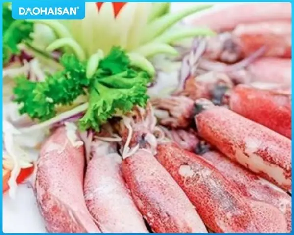 Bước 1: Sơ chế mực