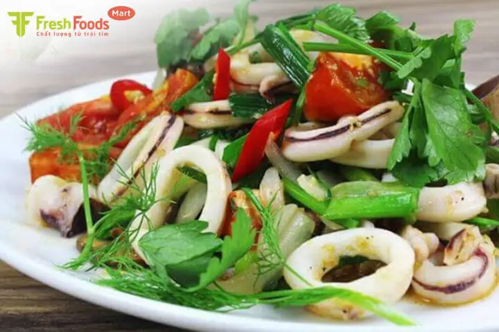 Cách Nấu Mực Xào Cần Tây Thơm Ngon, Giòn Sần Sật Chuẩn Vị