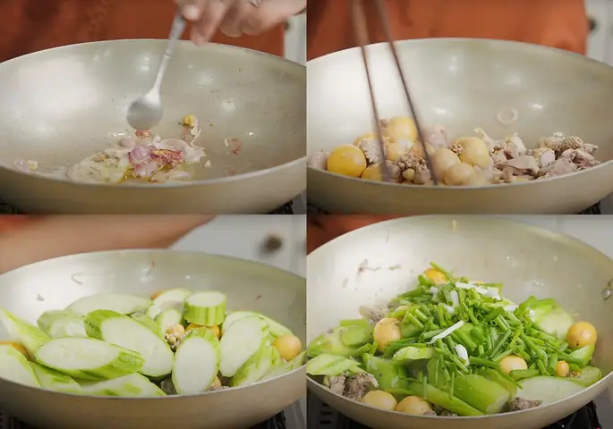 Cách Nấu Mướp Xào Trứng Thơm Ngon, Không Nhớt Tại Nhà