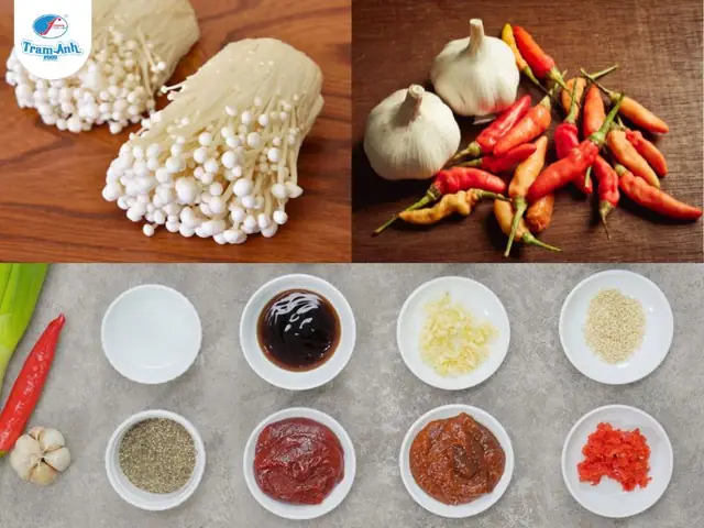 Hướng Dẫn Cách Nấu Nấm Kim Châm Sốt Cay Ngon Chuẩn Vị