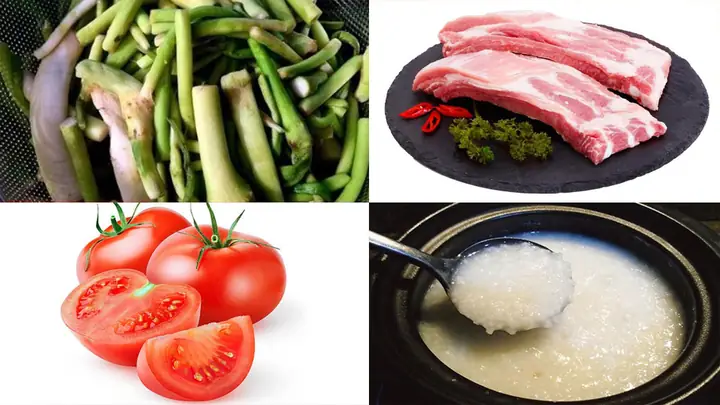 cách nấu ngó khoai với mẻ