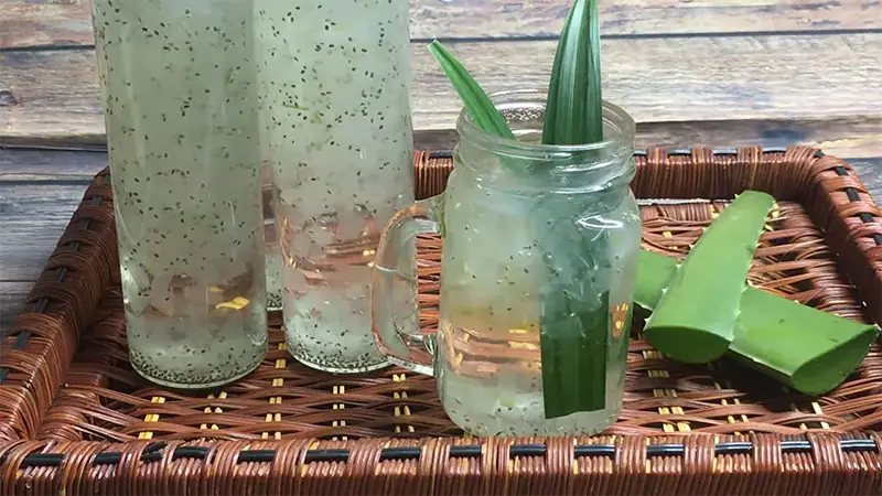 cách nấu nha đam hạt chia