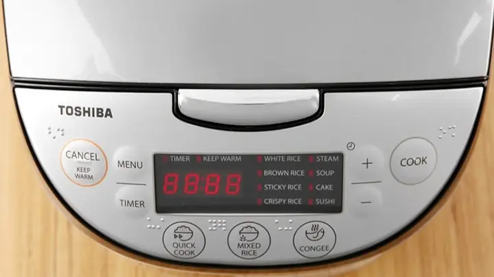 Hướng dẫn nấu cơm nhanh bằng nồi cơm điện Toshiba hiệu quả