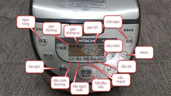Hướng dẫn chi tiết cách nấu nồi cơm điện Nhật từ A-Z