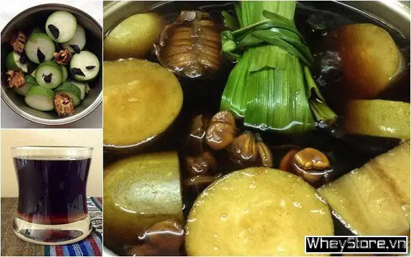 cách nấu nước bí đao