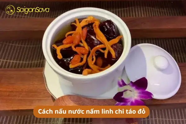 cách nấu nước táo đỏ
