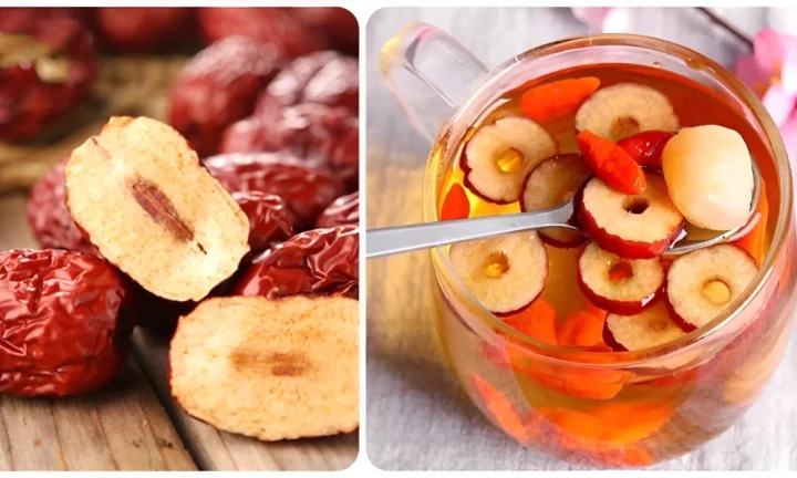 cách nấu nước táo đỏ khô