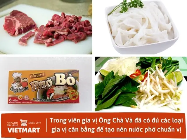 Cách Nấu Phở Bò Với Viên Gia Vị Đơn Giản, Thơm Ngon Cách Nấu Phở Bò Với Viên Gia Vị Đơn Giản, Thơm Ngon