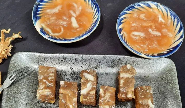 cách nấu rau câu sợi khô