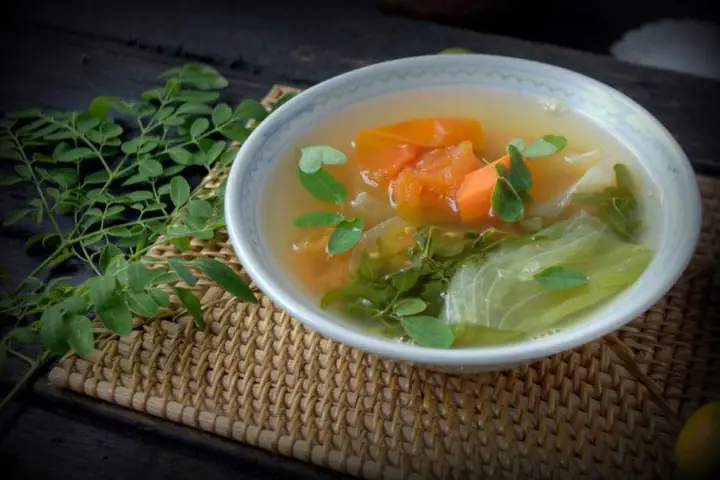 cách nấu rau chùm ngây