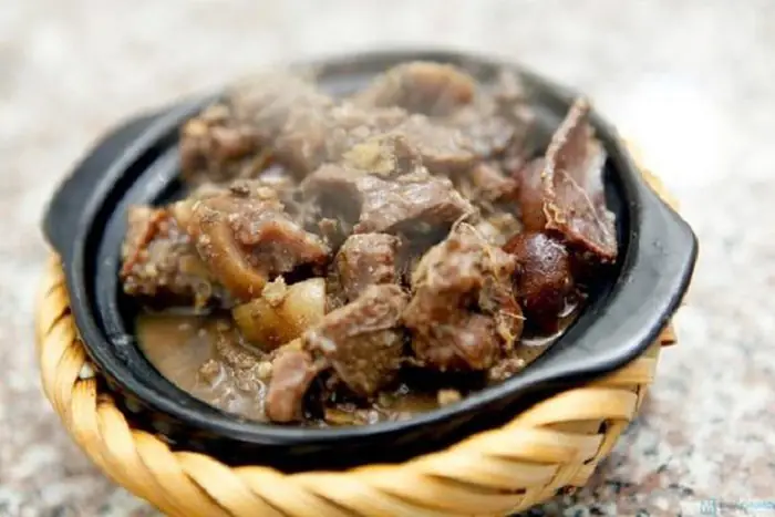 cách nấu rượu mận thịt chó