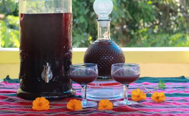 Cách nấu rượu nếp cẩm bằng nồi cơm điện ngon