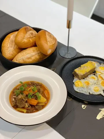 cách nấu sốt vang bánh mì