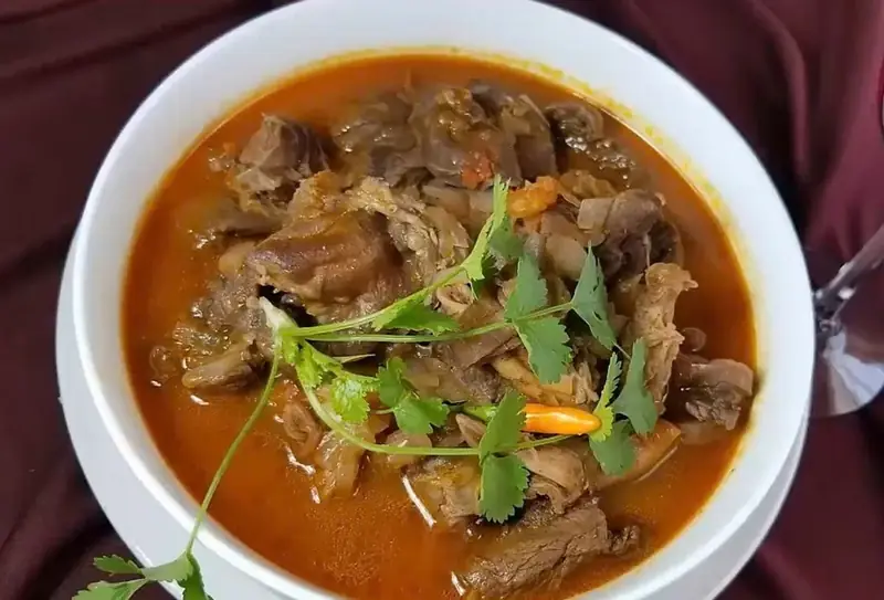 cách nấu sốt vang gân bò