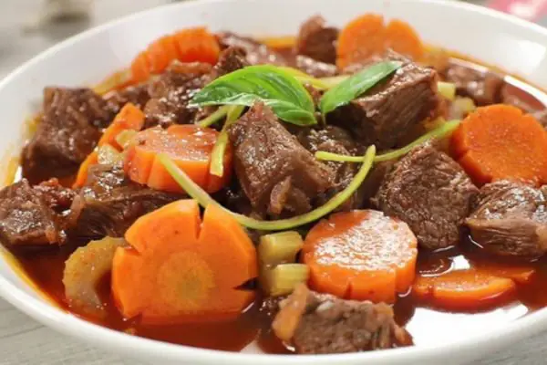 cách nấu sốt vang trâu