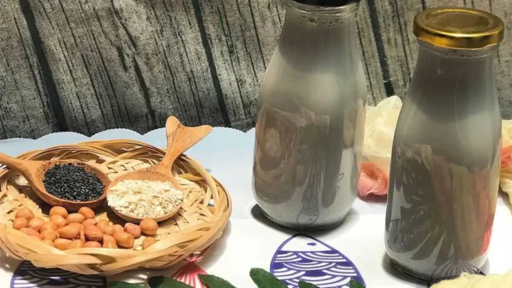 cách nấu sữa đậu phộng