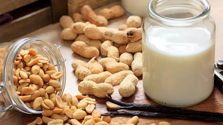 cách nấu sữa đậu phộng