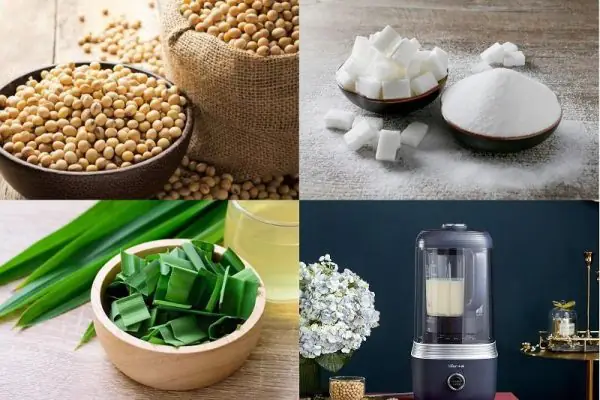 cách nấu sữa hạt bằng máy