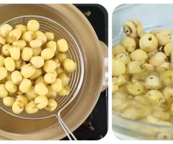 cách nấu sữa hạt sen bằng máy