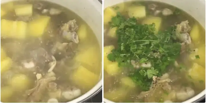 Cách thực hiện sườn bò hầm đu đủ