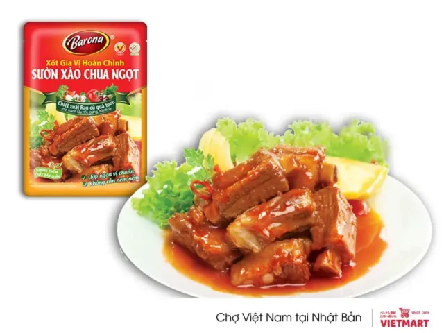 cách nấu sườn chua ngọt