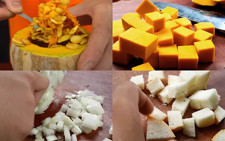 1.2. Cách chế biến súp bí đỏ kem tươi cùng Bò bít tết ngon Hải Phòng