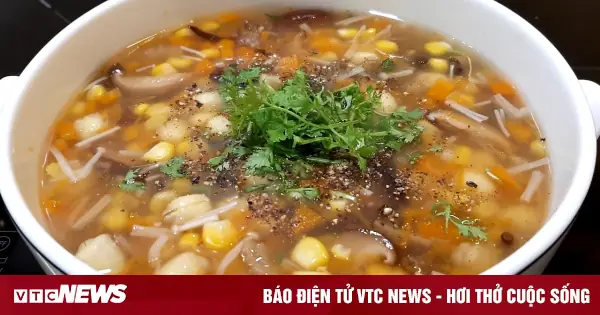 cách nấu súp chay thập cẩm ngon