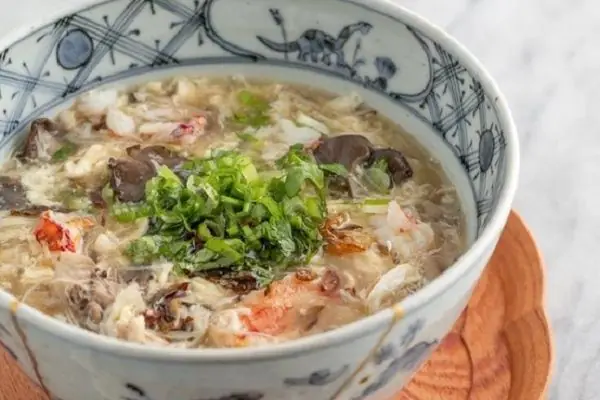 cách nấu súp cua không bị chảy nước