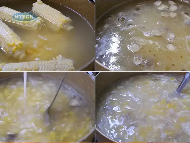 3.2. Nấu nước dùng súp hải sản ngon