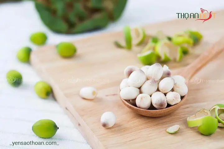 Với mỗi đơn hàng từ 50g, Thọ An Nest không chỉ tặng kèm táo đỏ, hạt sen, hay đường phèn, mà còn có thêm các nguyên liệu như kỷ tử, hạt chia, nhãn nhục, giúp khách hàng đa dạng hóa món yến chưng hàng ngày, bồi bổ nhiều phương diện cho cơ thể.