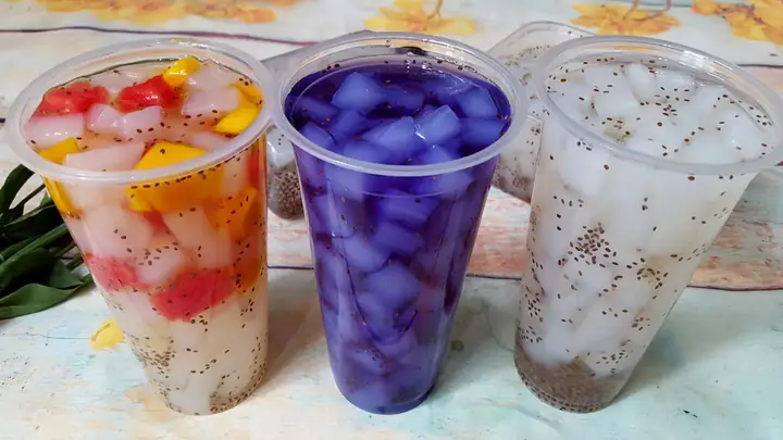 cách nấu thạch dừa hạt chia cách nấu thạch dừa hạt chia