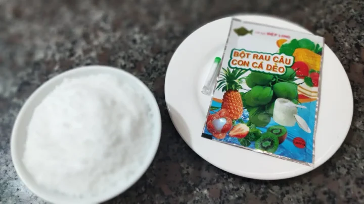 cách nấu thạch rau câu con cá dẻo