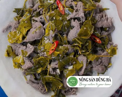 Thành phẩm thịt trâu lá lồm