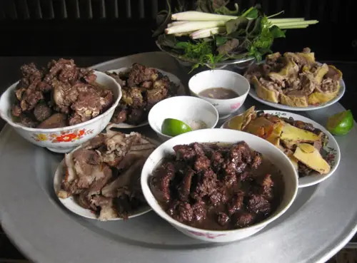 Cách nấu thịt chó với hoa chuối thơm ngon, đậm đà tại nhà