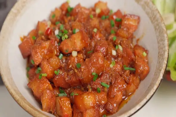 cách nấu thịt chưng mắm tép