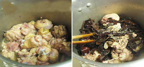 cách nấu thịt đông gà và lợn