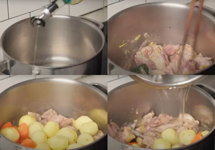 Cách nấu thịt gà với khoai tây ngon chuẩn vị tại nhà