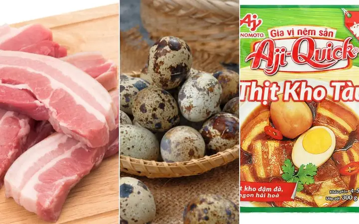 Hướng Dẫn Cách Nấu Thịt Kho Tàu Với Gói Gia Vị Chuẩn Vị