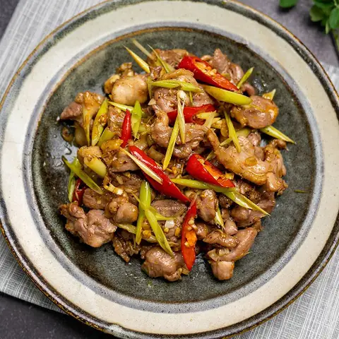 Ngan rang sả ớt thơm ngon đậm đà hương vị