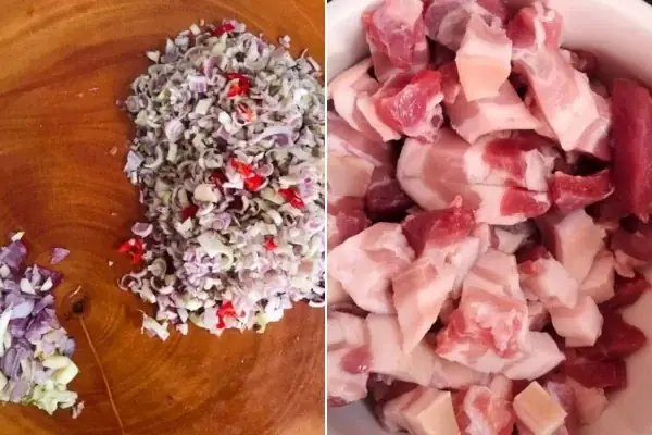 cách nấu thịt rang cháy cạnh