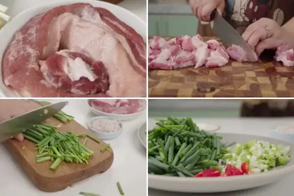 cách nấu thịt rang cháy cạnh