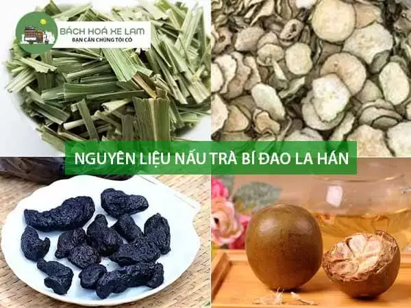 cách nấu trà bí đao với la hán quả